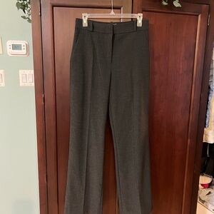 H&M Dark Charcoal Straight-Leg Dress Pants